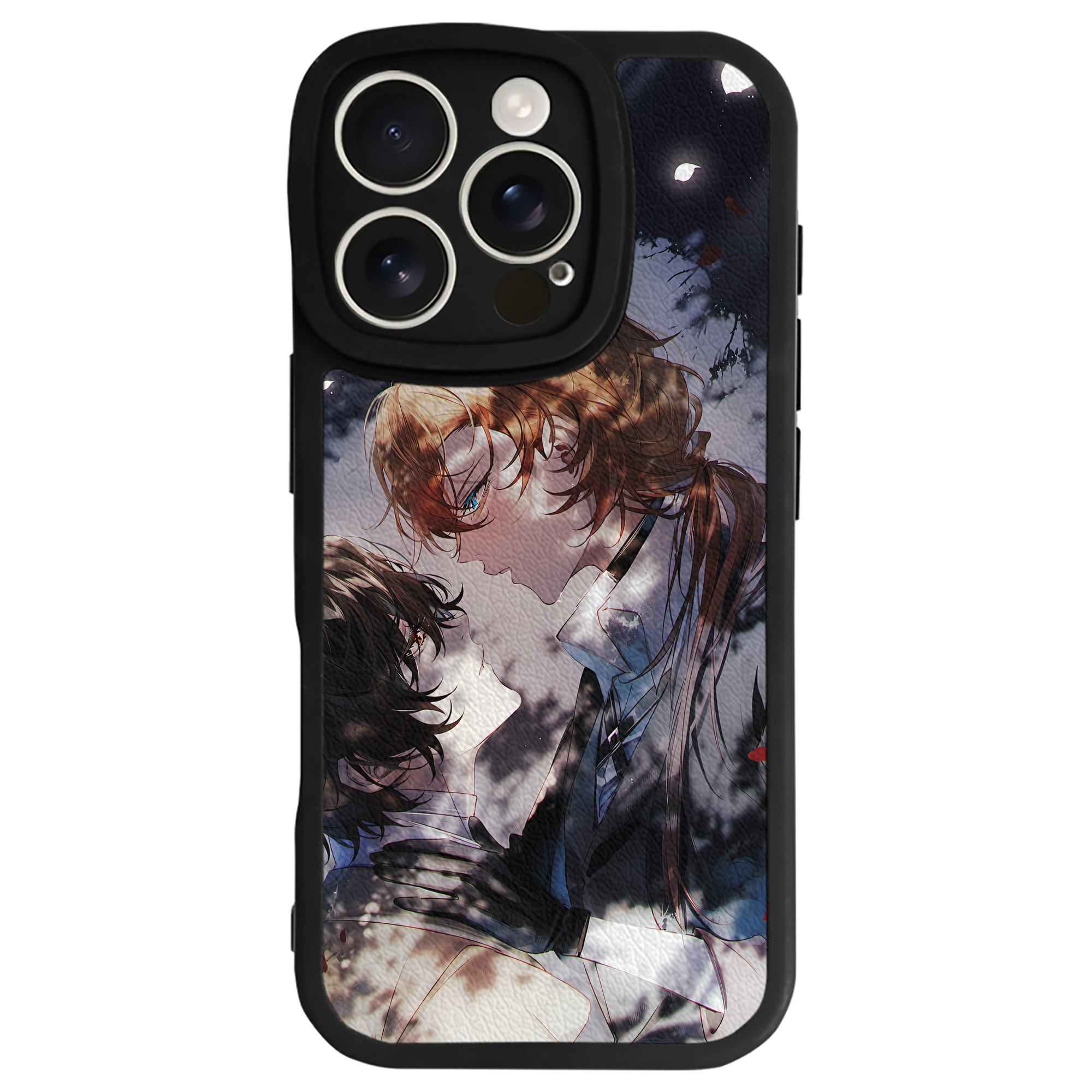 （画像用） 文豪ストレイドッグス Bungo Stray Dogs 【iPhone 16シリーズ対応】シリコンスマホケース（レザー調） 材質：シリコン